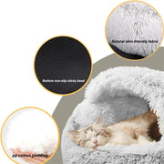 Pawtique Royale's Plush Paradise Dual-Comfort Pet Bed